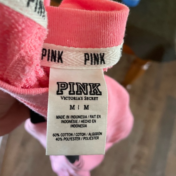 Victoria’s Secret PINK Coral Varsity Sweatshirt M - Picture 3 of 4